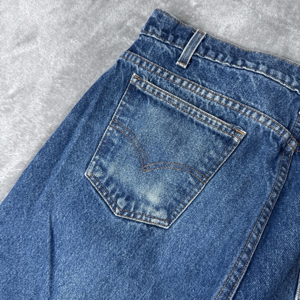 Vintage Levis Jeans Mens 35x30 (Fits 33x29) 505 Orange Tab 90s Made in USA - Picture 15 of 16